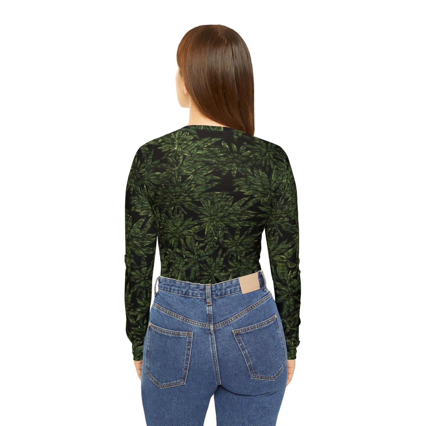 Star of Madeira Women's Long Sleeve V-neck Shirt (AOP)