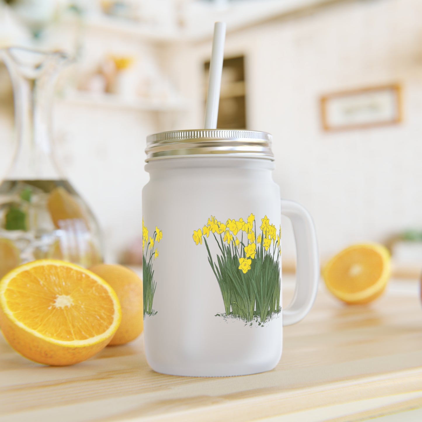 Daffodil Mason Jar
