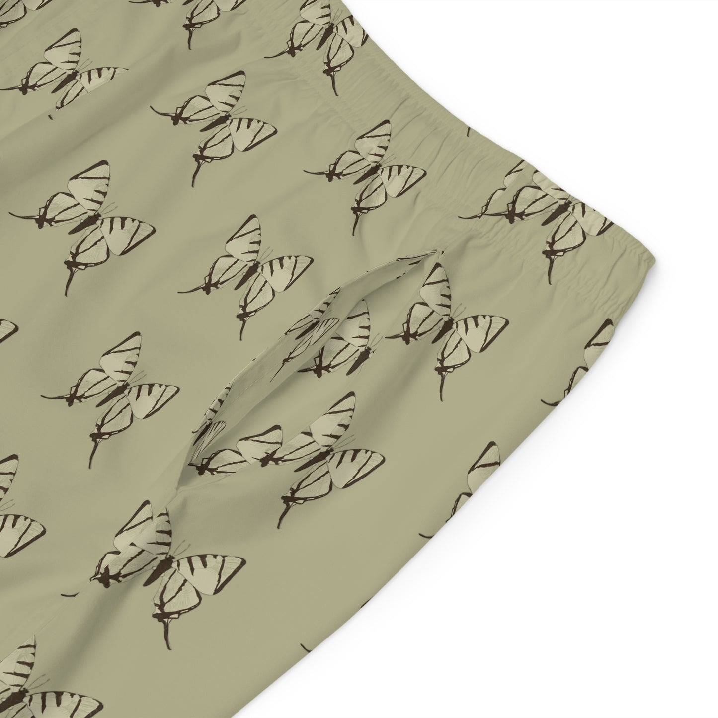 Butterfly Khaki Men's Board Shorts