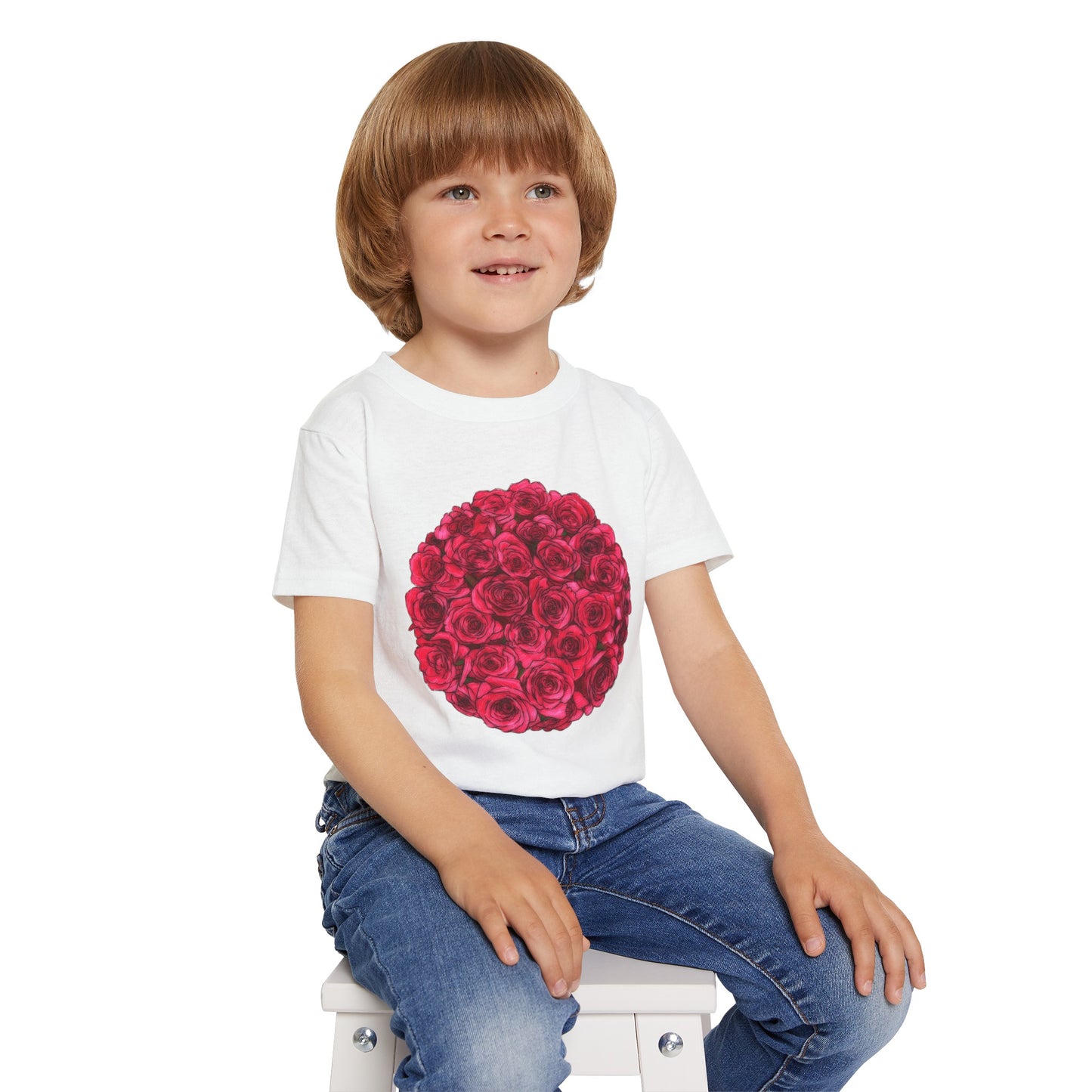 Rose Circle Heavy Cotton™ Toddler T-shirt
