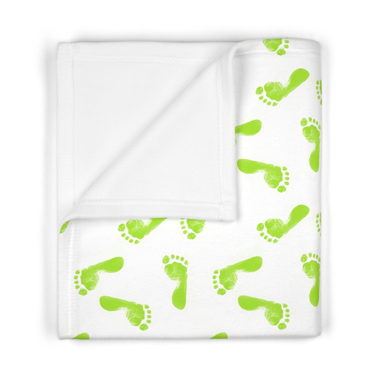 Personalized Baby Print Soft Fleece Baby Blanket