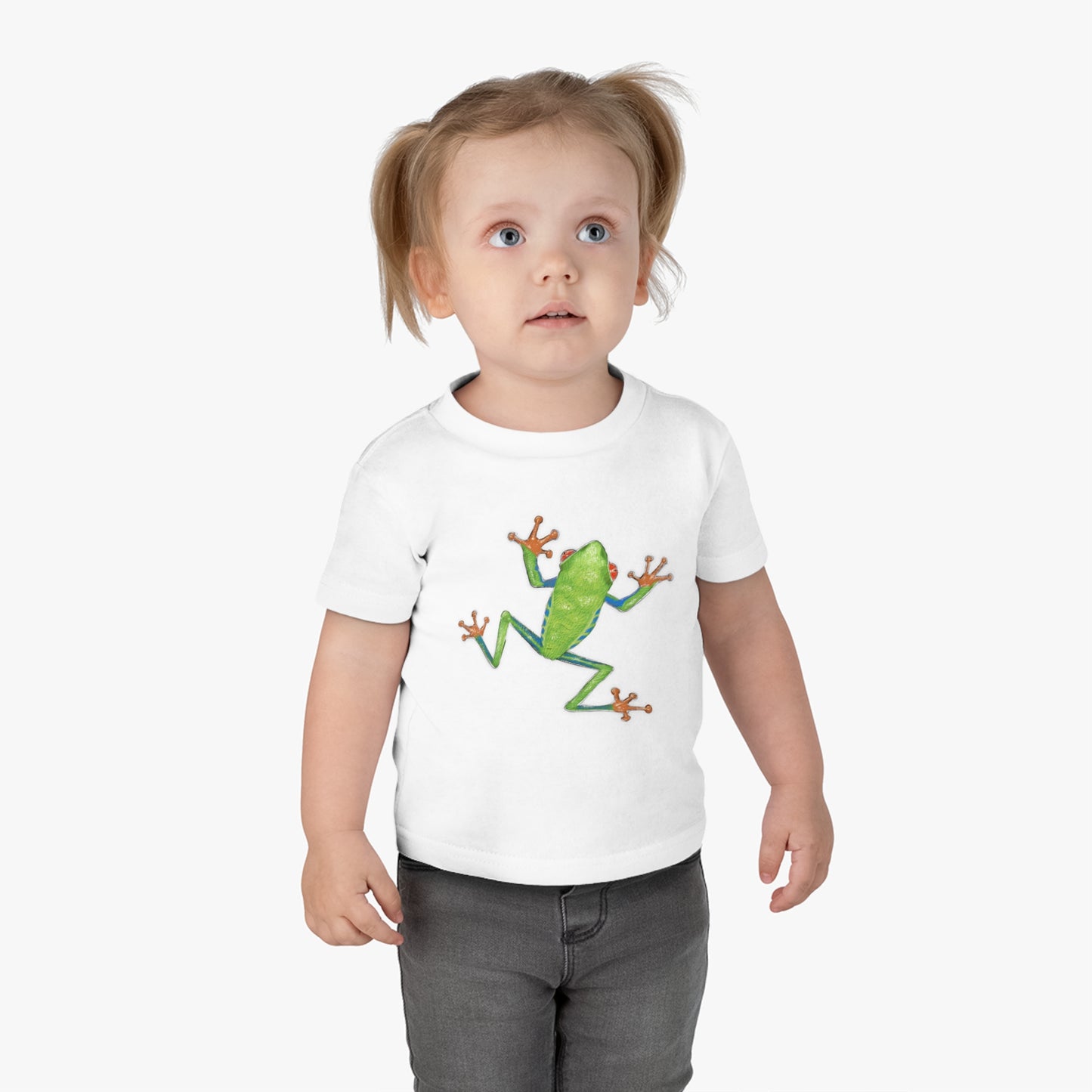 Red Eye Tree Frog Infant Cotton Jersey Tee