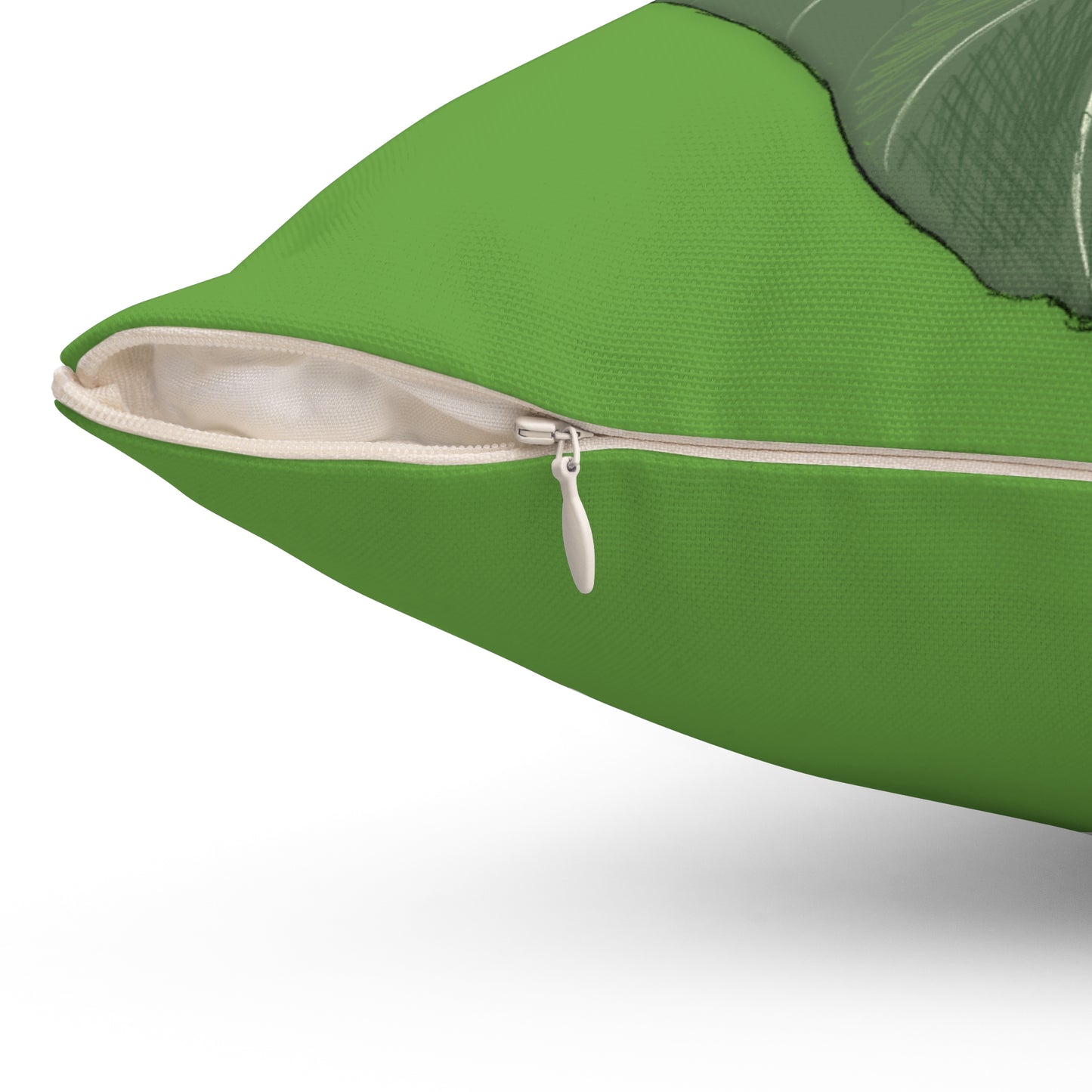 Philodendron Gloriosum - Spun Polyester Square Pillow