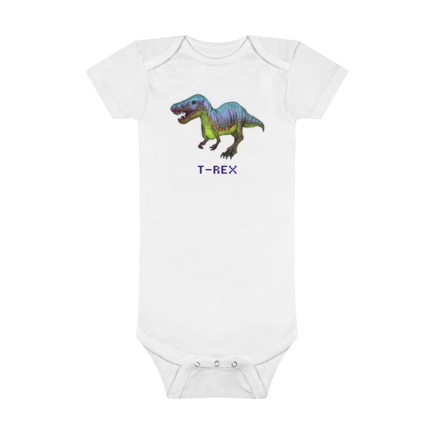 TRex Onesie® Organic Baby Bodysuit