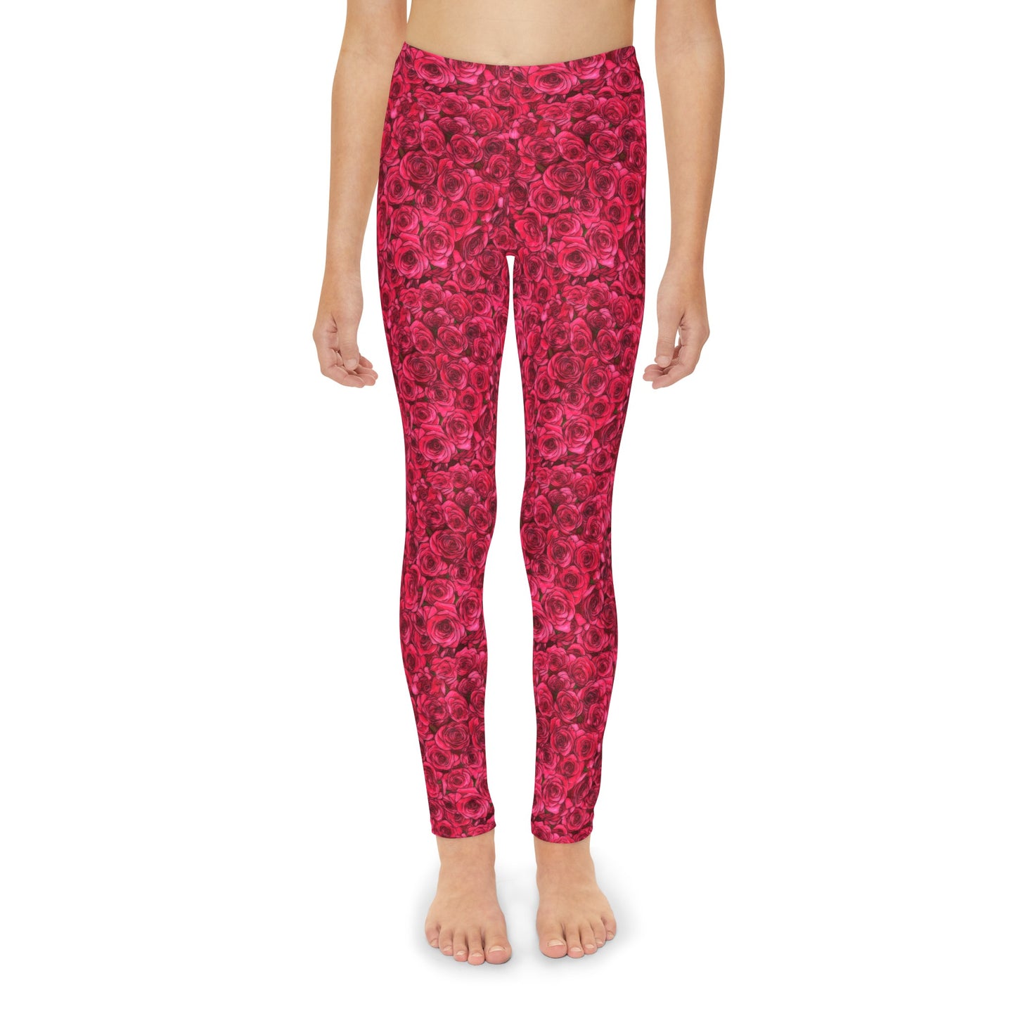 Rose Youth Full-Length Leggings