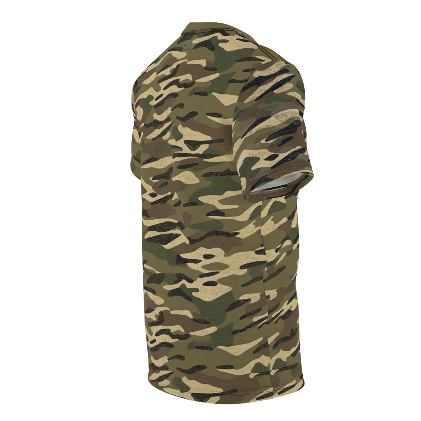 Stripe Camo Green Unisex Cut & Sew Tee