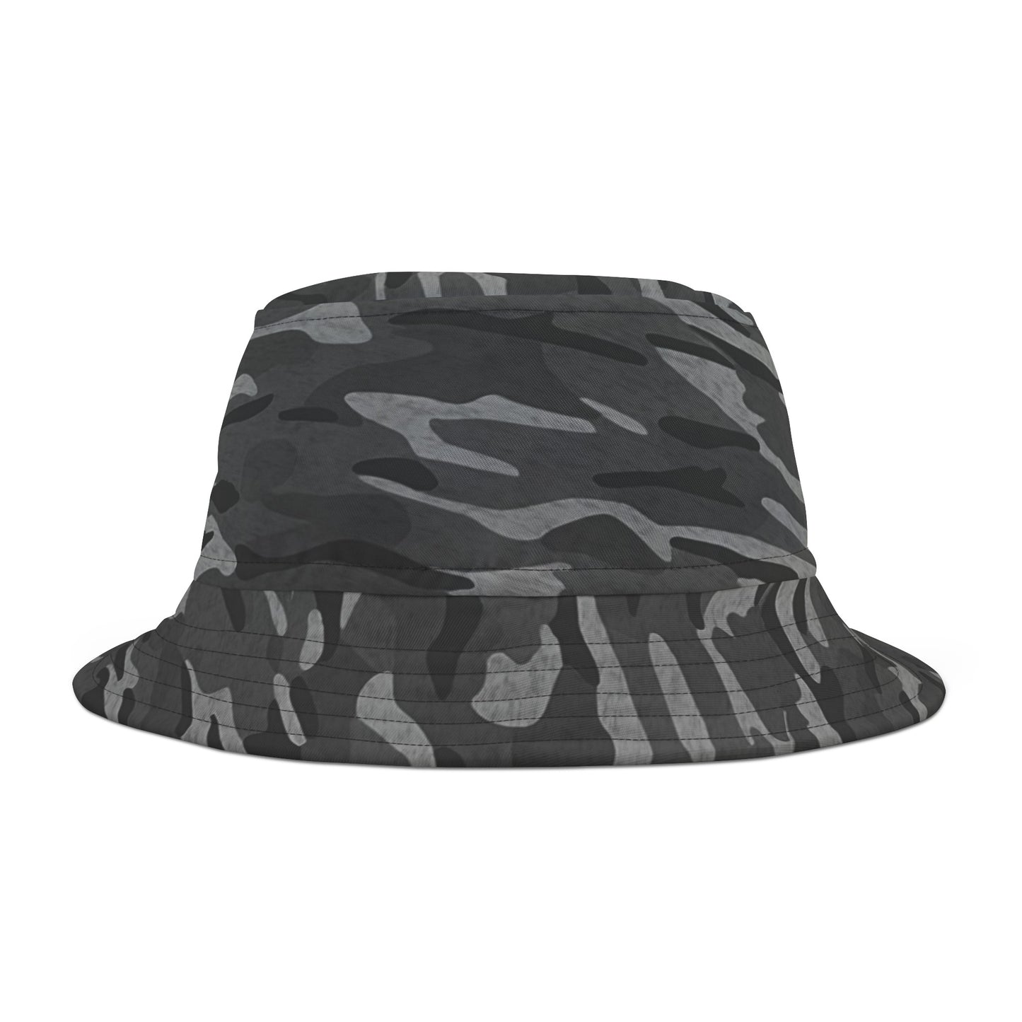 Stripe Camo Dark Grey Bucket Hat