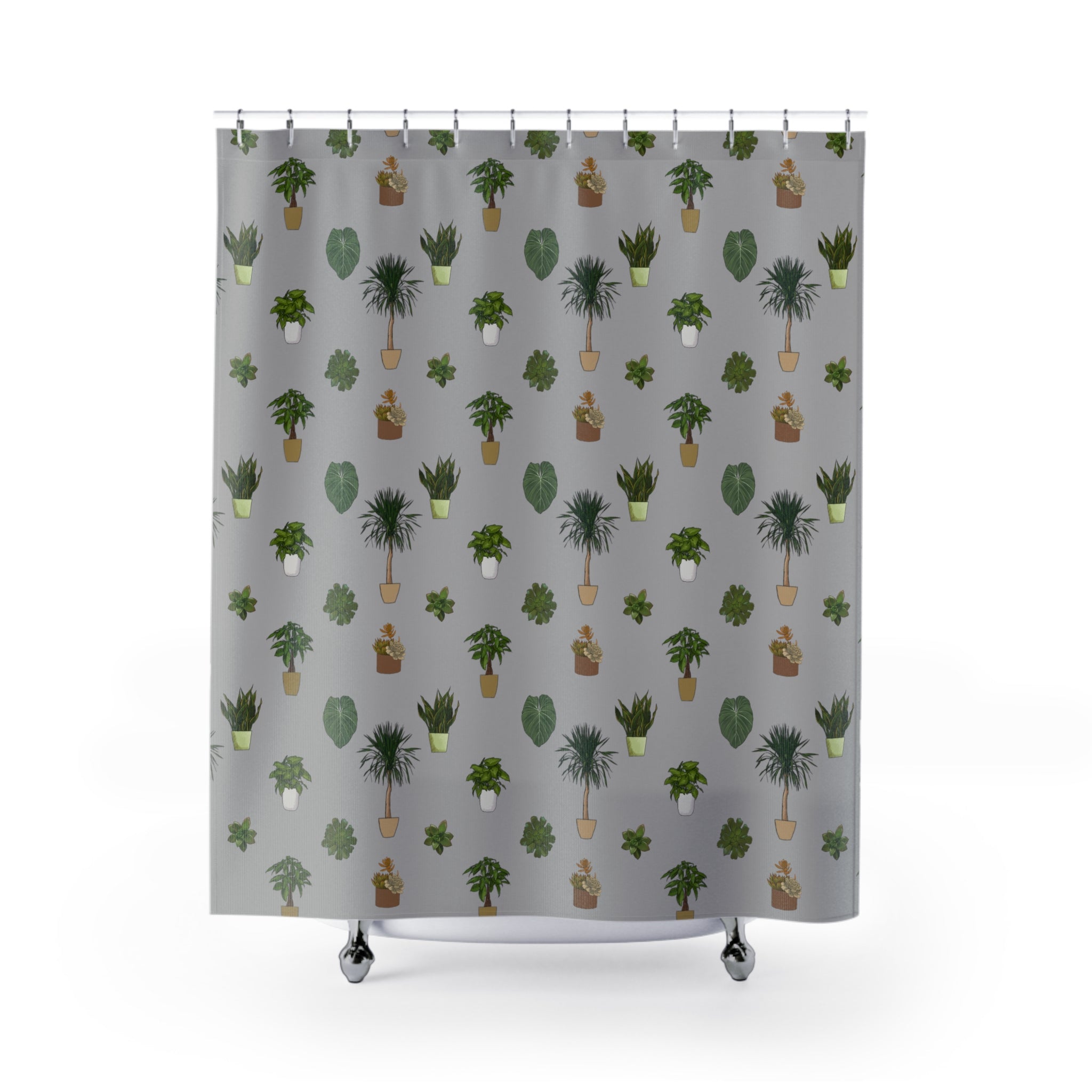 succulent shower curtain House plant lover Succulent lover