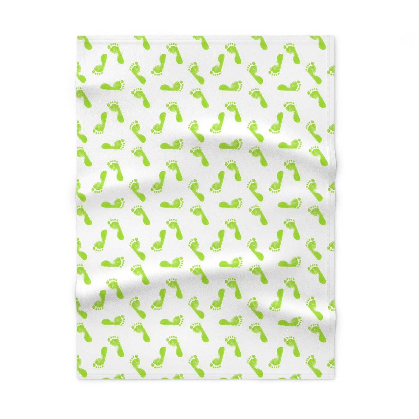 Personalized Baby Print Soft Fleece Baby Blanket