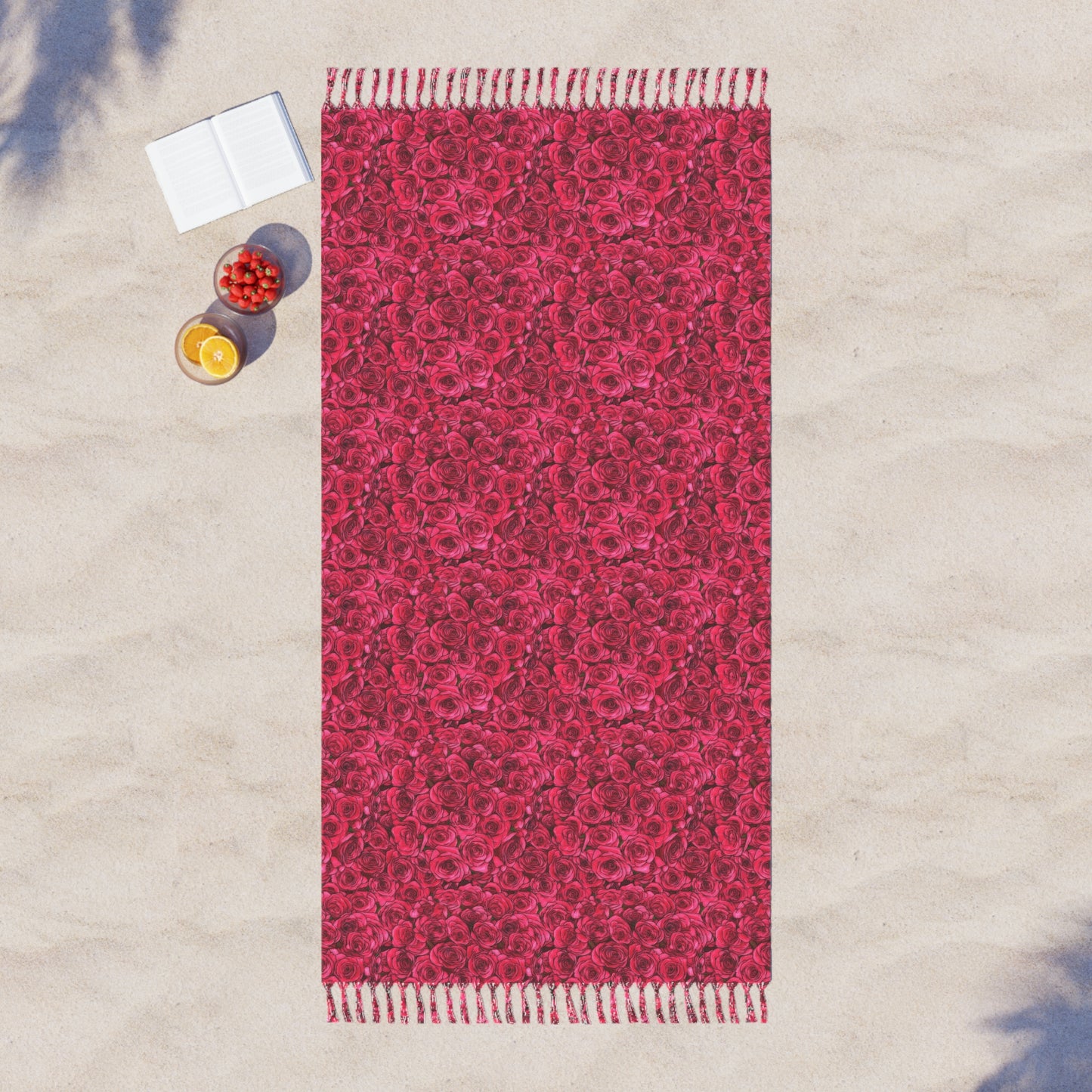 Rose Pattern Boho Beach Cloth