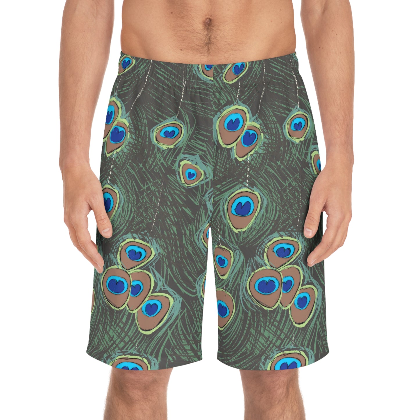 Peacock Men's Board Shorts