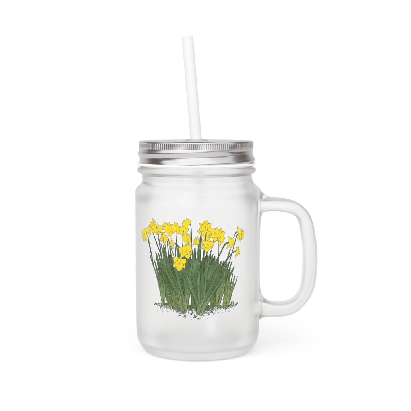 Daffodil Mason Jar