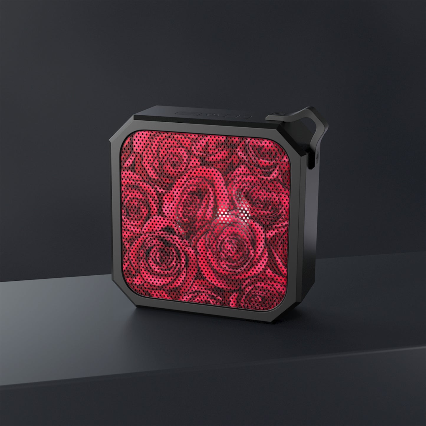 Rose Shower Speaker Flower Botanical Aesthetic Blackwater Outdoor Bluetooth Speaker