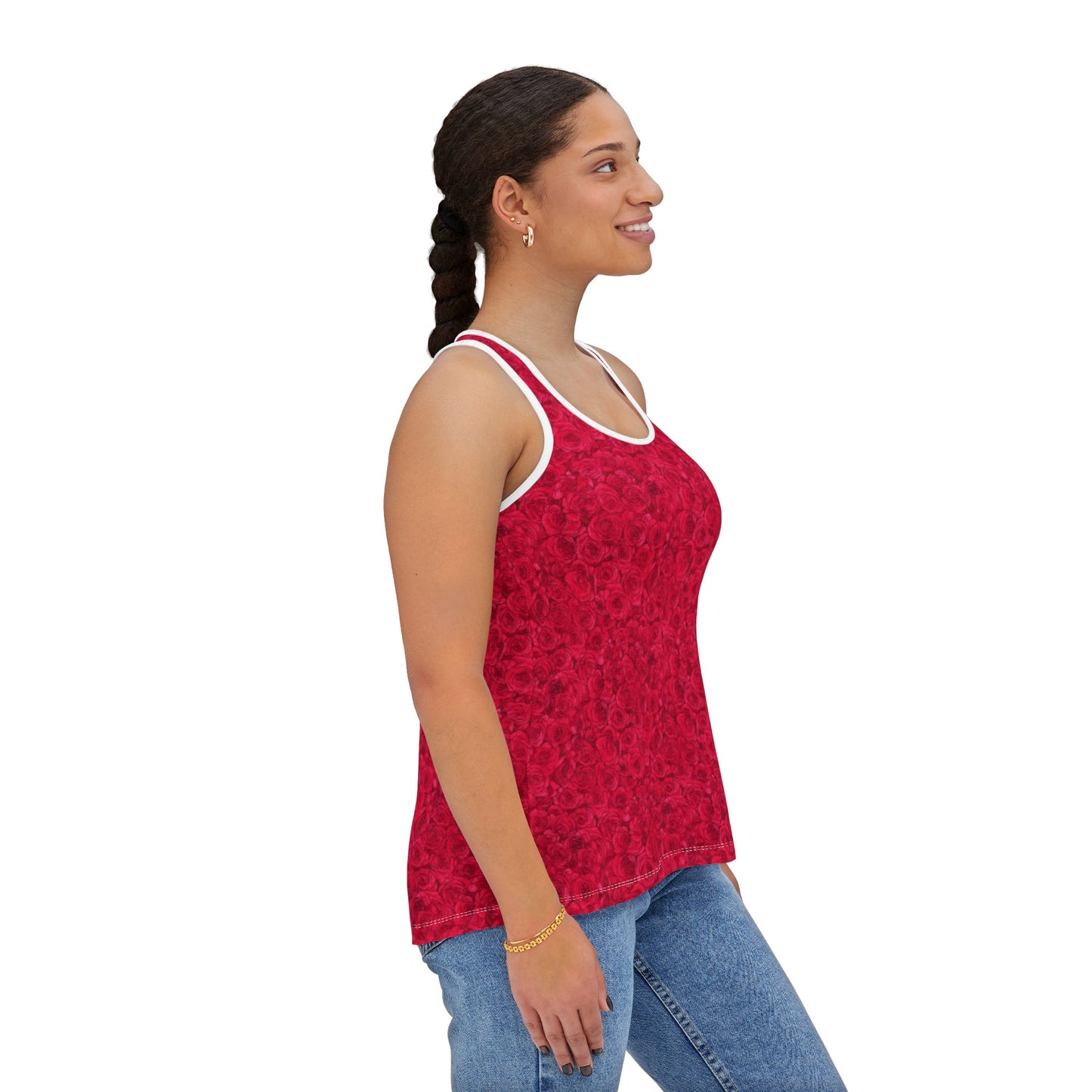 Rose Women's Tank Top (AOP)