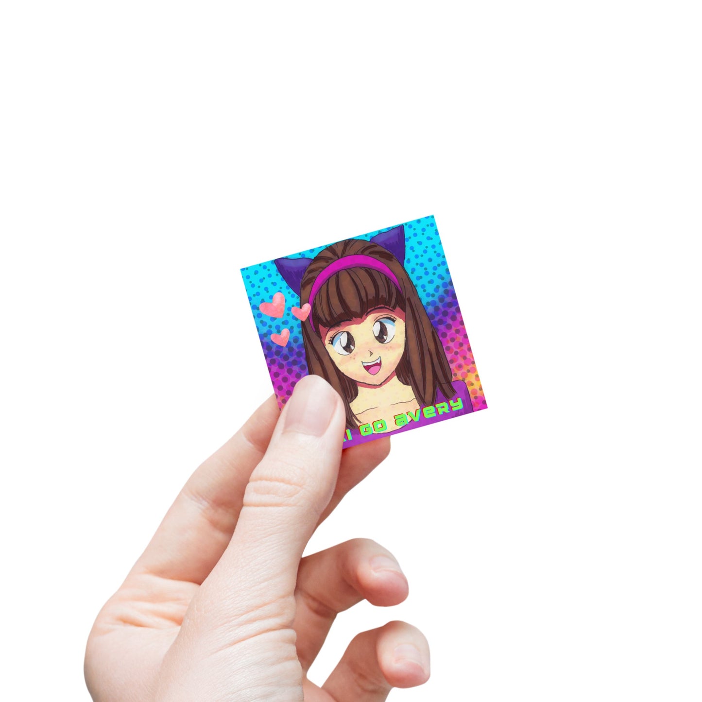 Kiki Go Avery Square Sticker Label Rolls