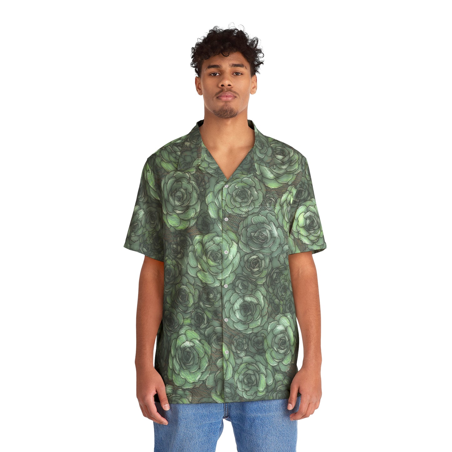 Succulent Men's Hawaiian Shirt