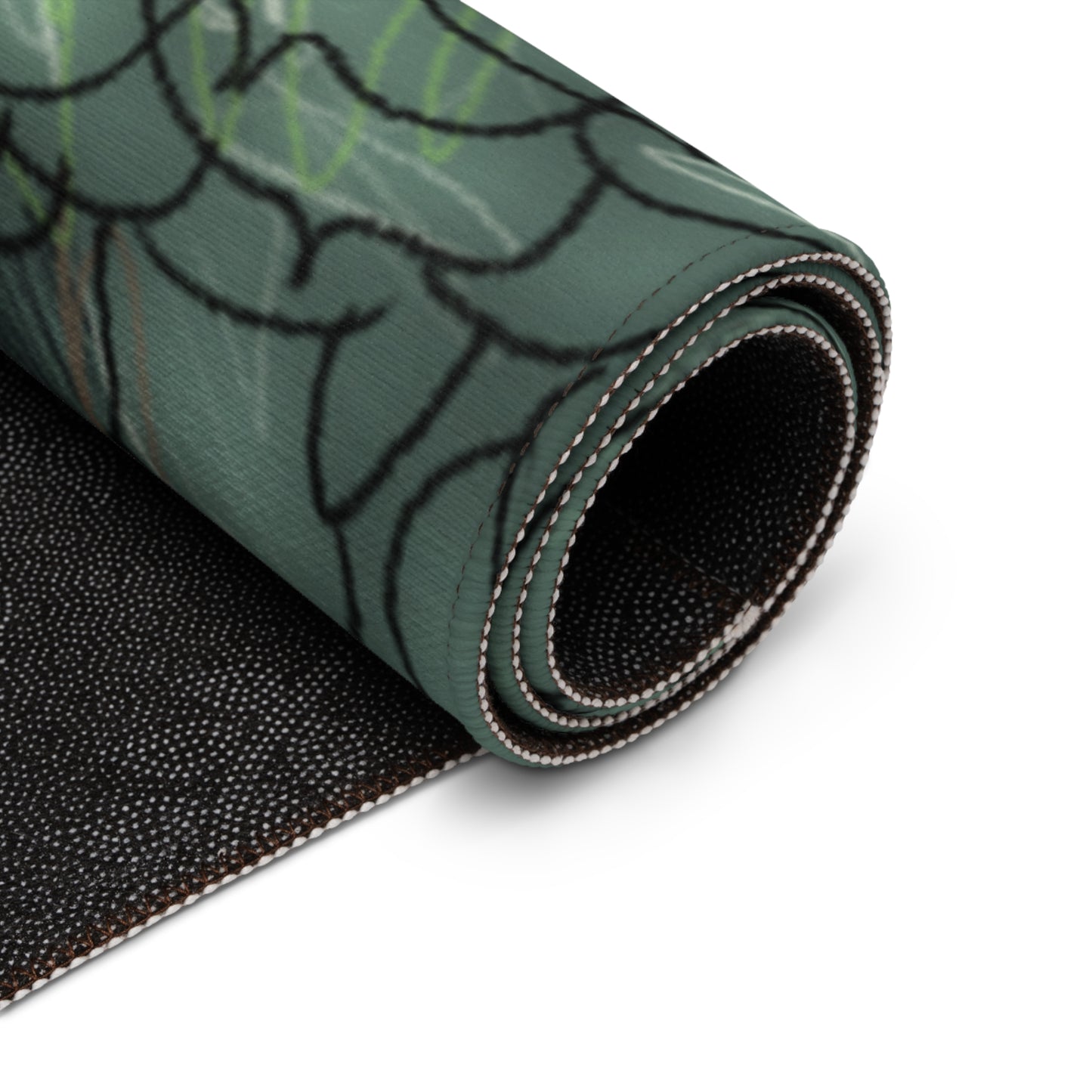 Succulent Pattern Dornier Rug