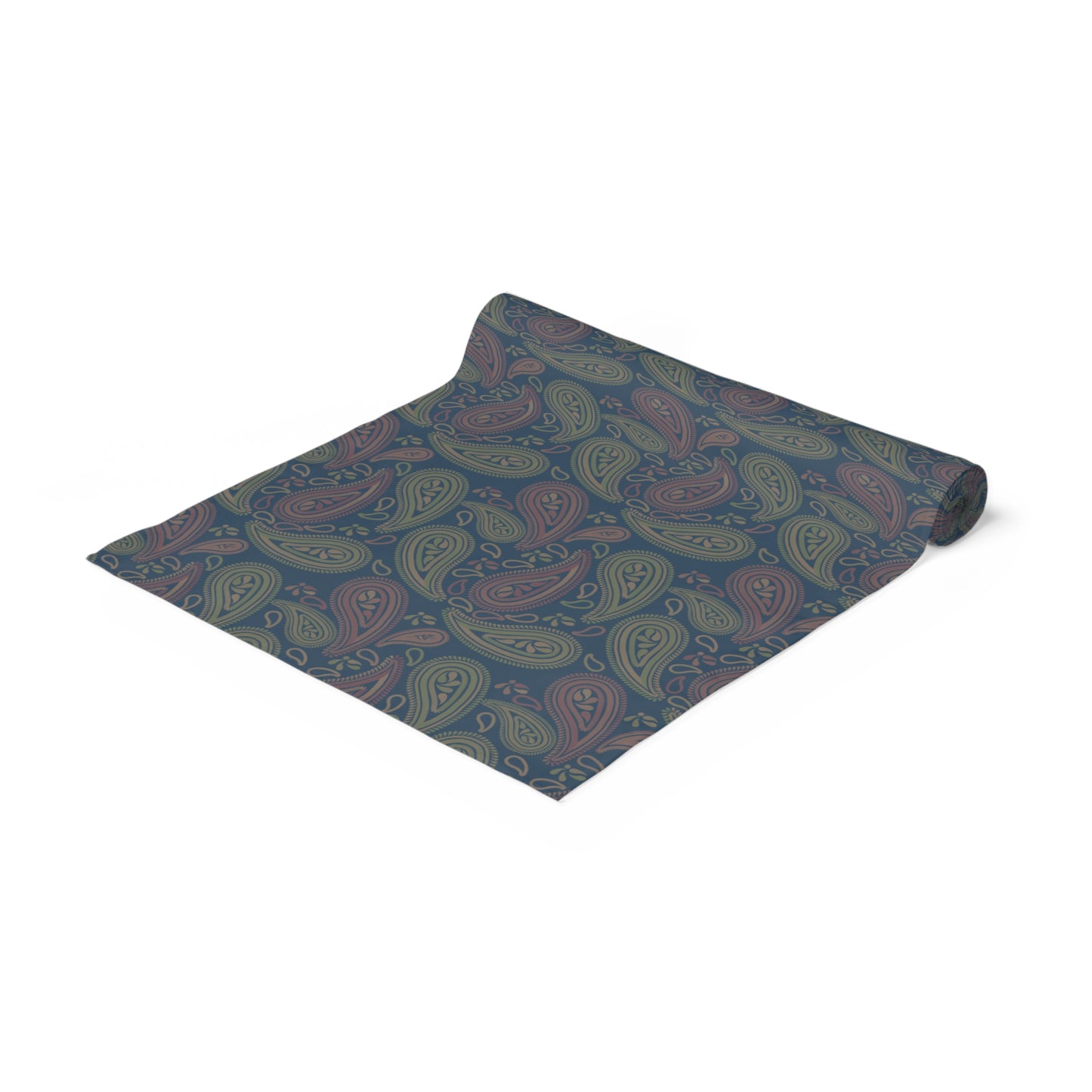 Paisley Table Runner Gardening Houseplant Indoor Plant Lover Gift Idea Green Center Table Cloth