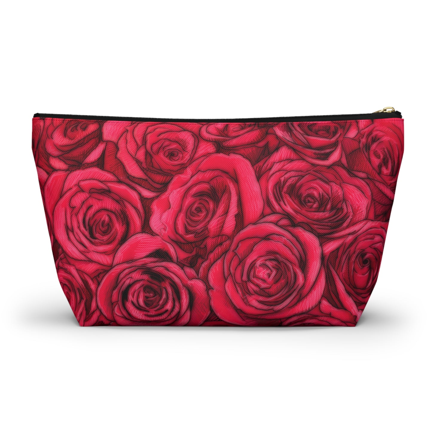 Rose Accessory Pouch w T-bottom