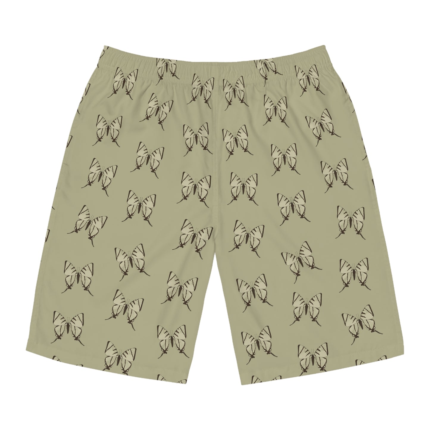 Butterfly Khaki Men's Board Shorts