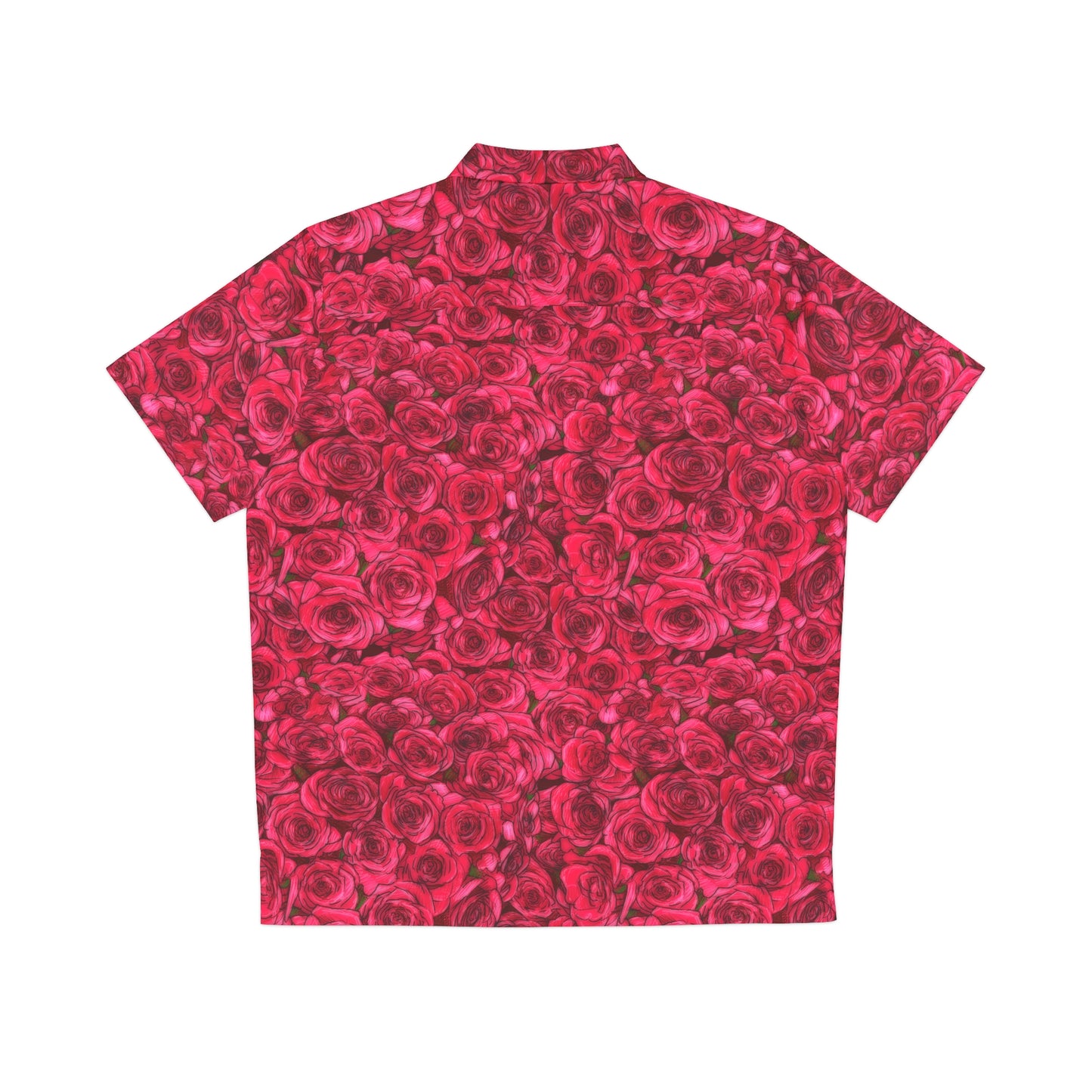 Rose Men's Hawaiian Shirt