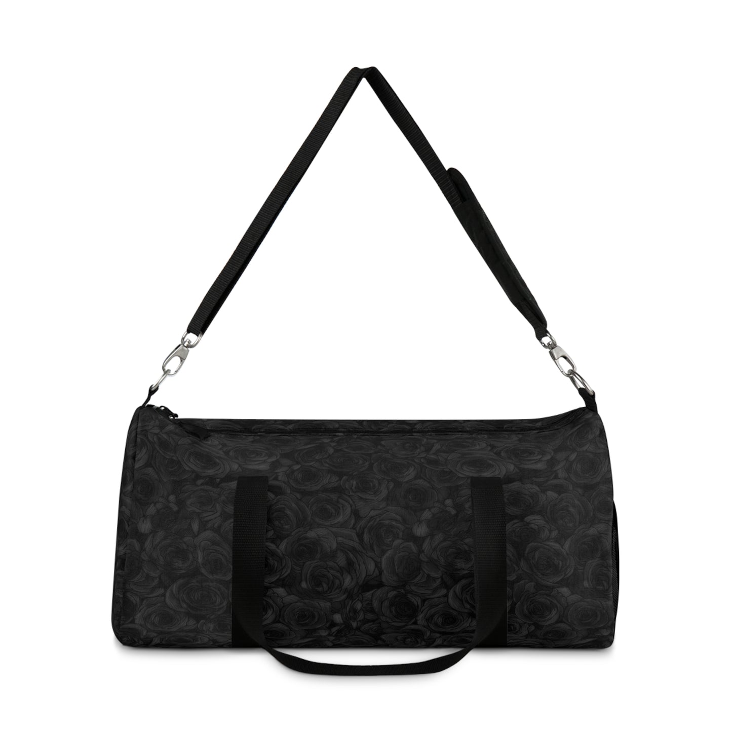 Black Rose Duffel Bag Flower Lover Gym Bag