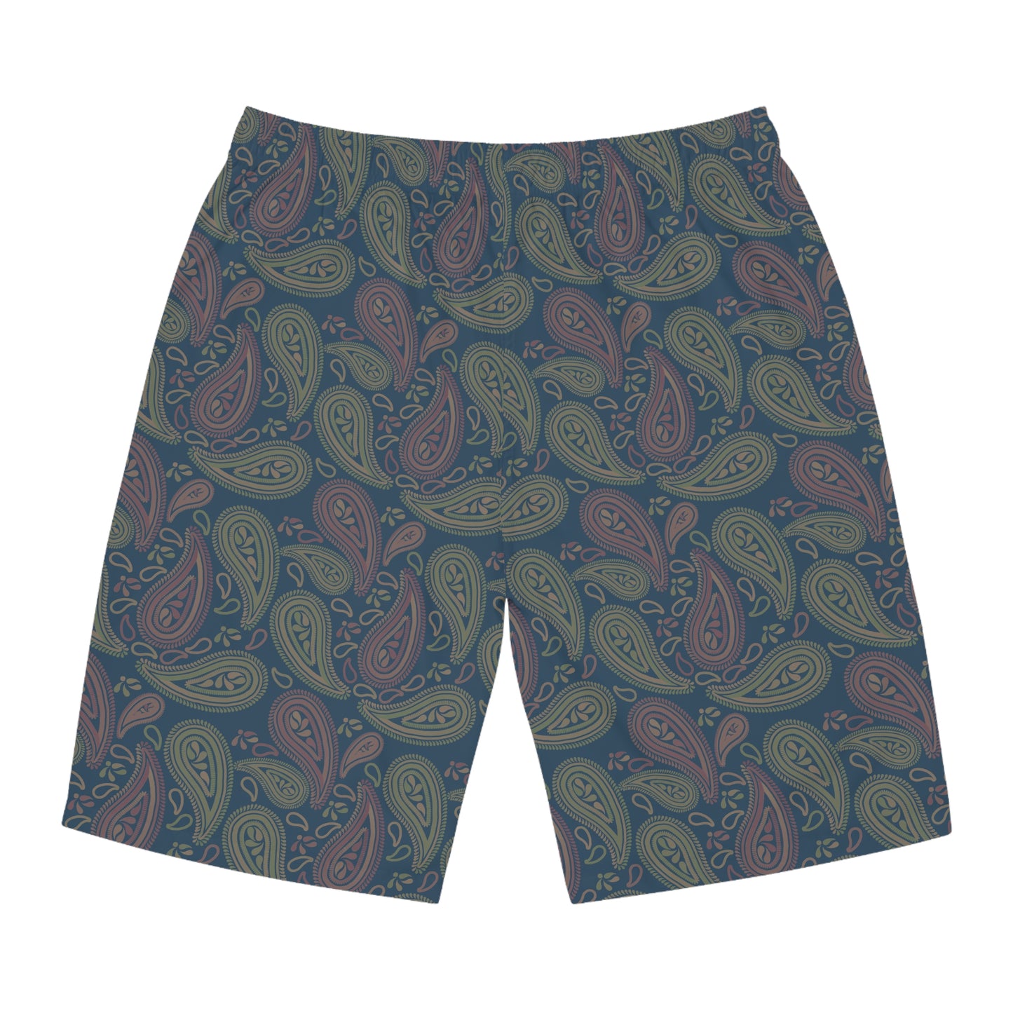 Paisley Navy Blue Men's Board Shorts