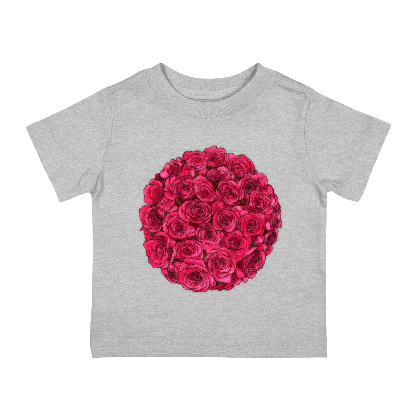 Rose Circle Infant Cotton Jersey Tee