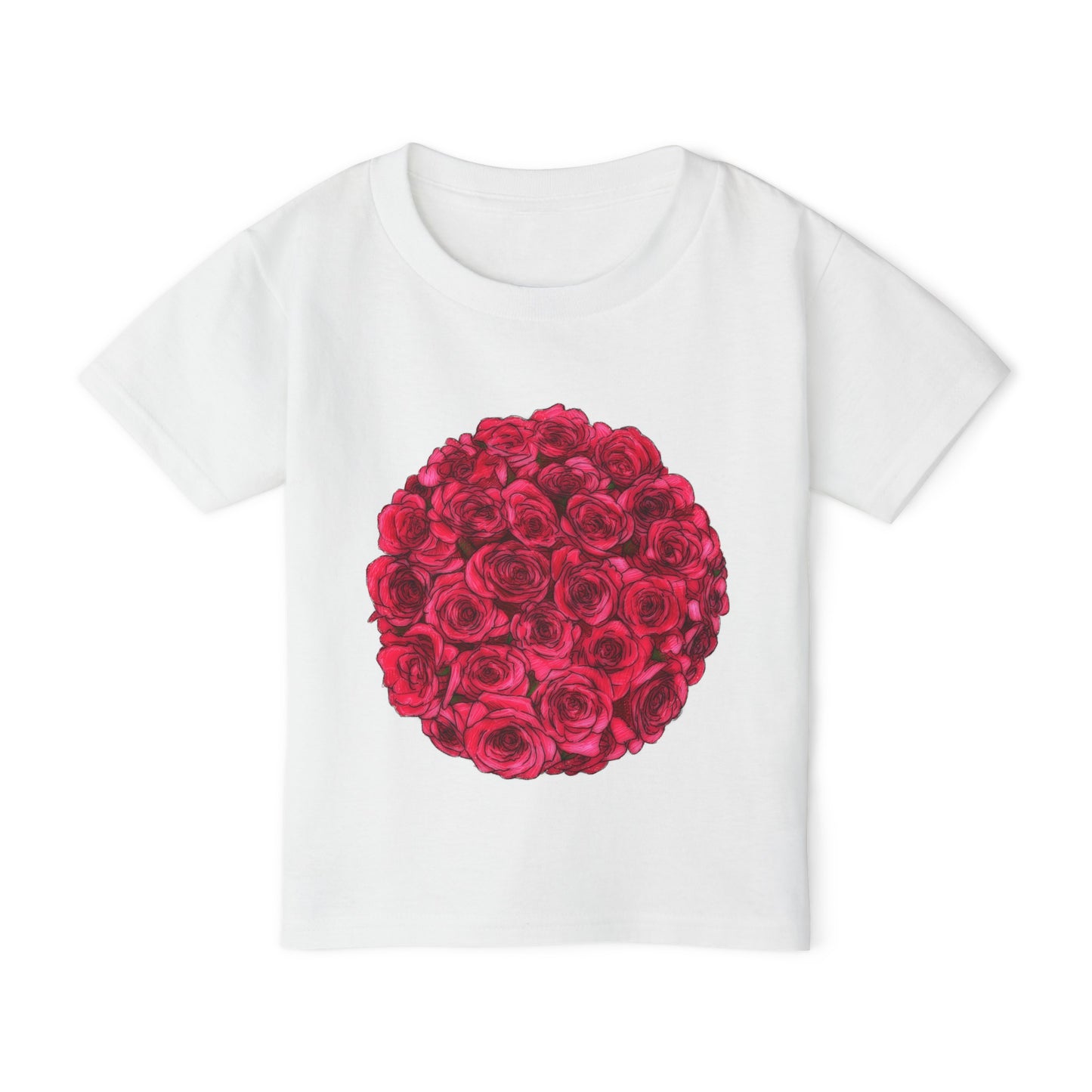 Rose Circle Heavy Cotton™ Toddler T-shirt