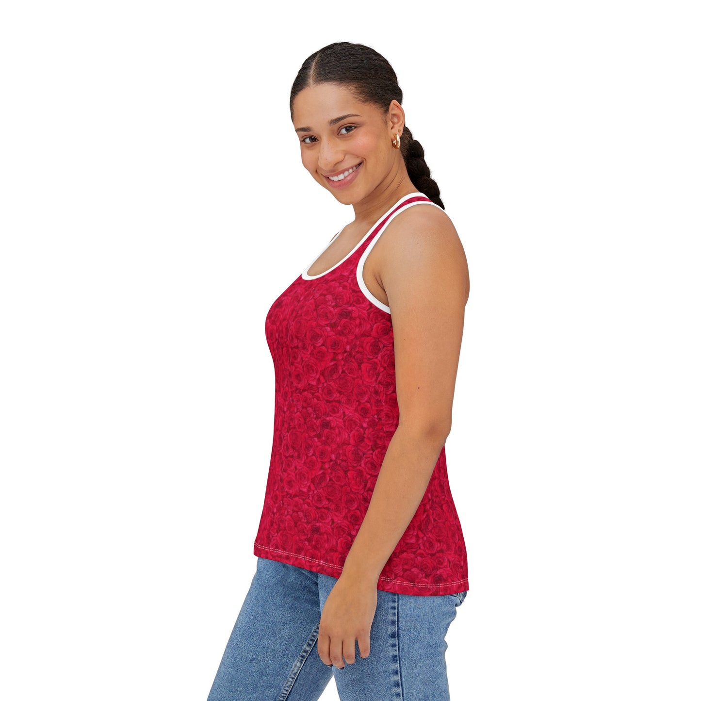 Rose Women's Tank Top (AOP)