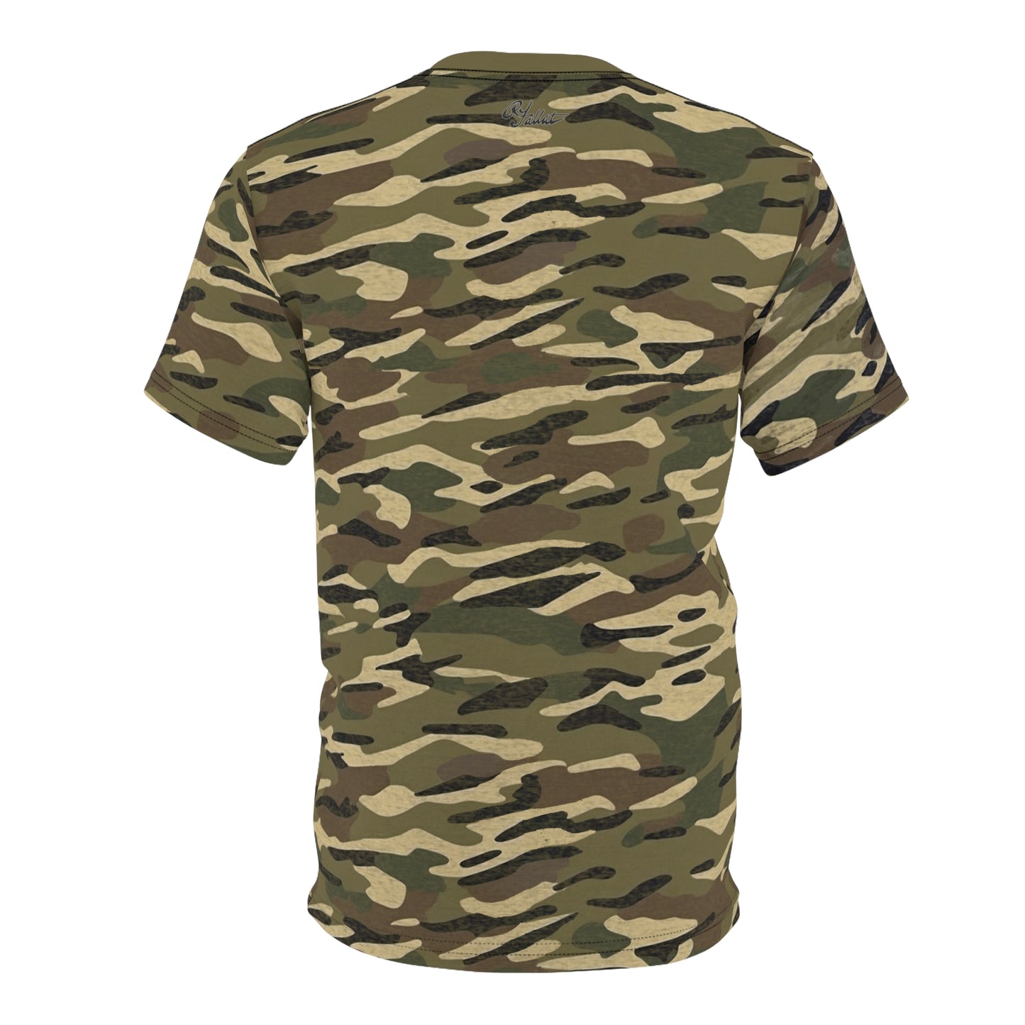 Stripe Camo Green Unisex Cut & Sew Tee