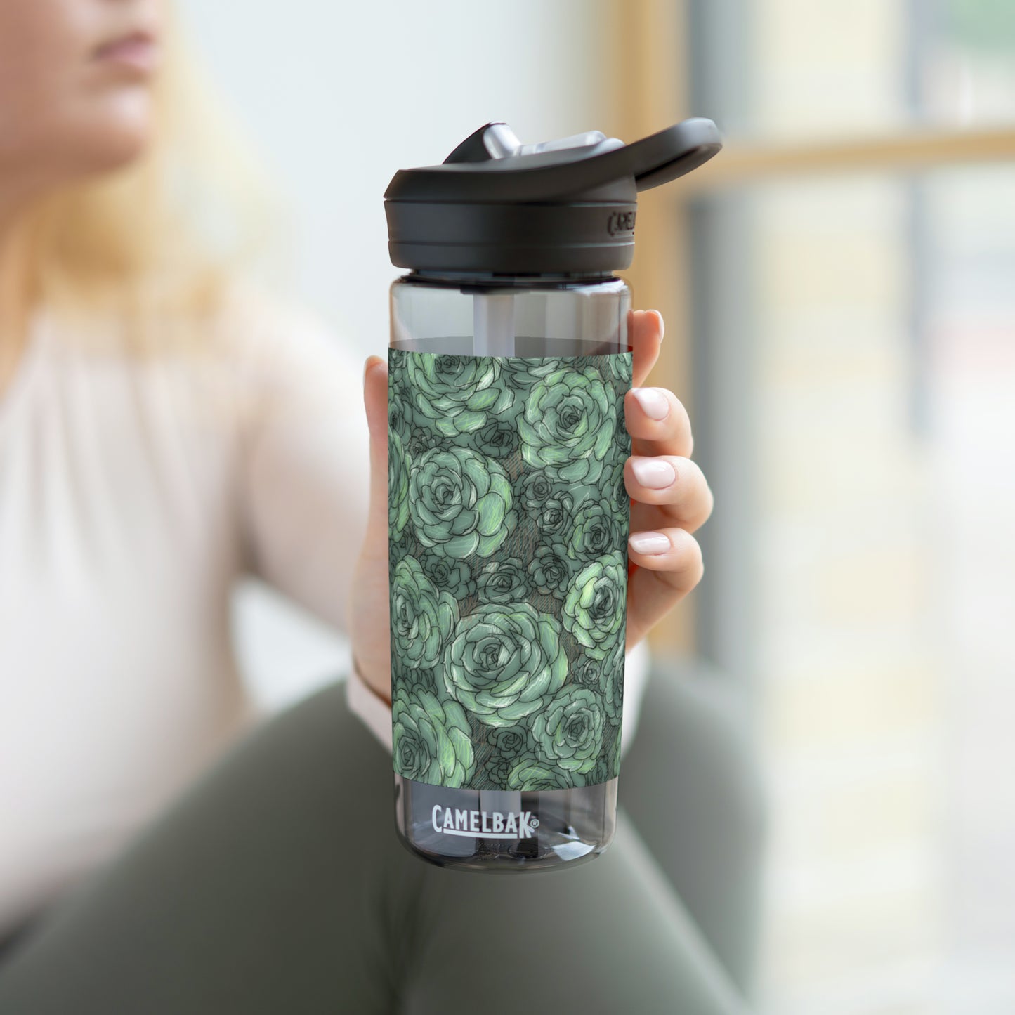Succulent Pattern CamelBak Eddy® Water Bottle, 20oz