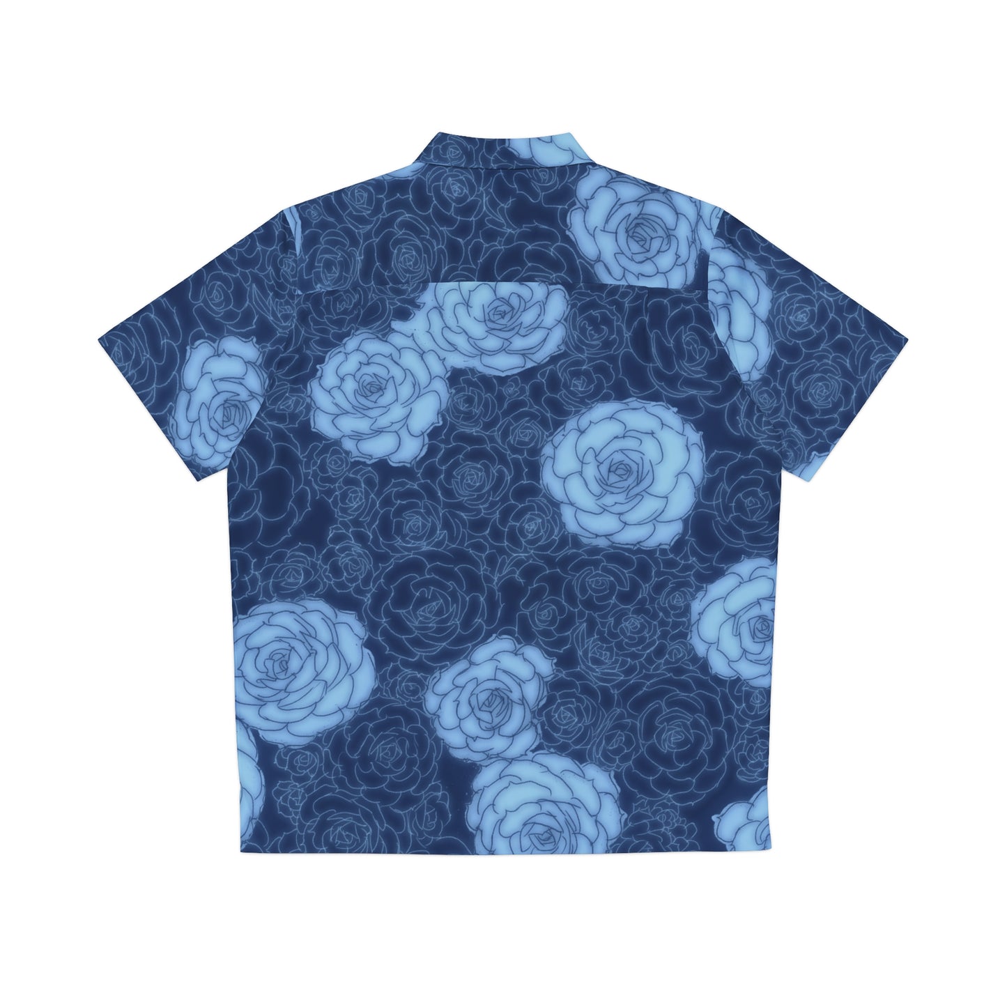 Succulent Navy Men's Hawaiian Shirt