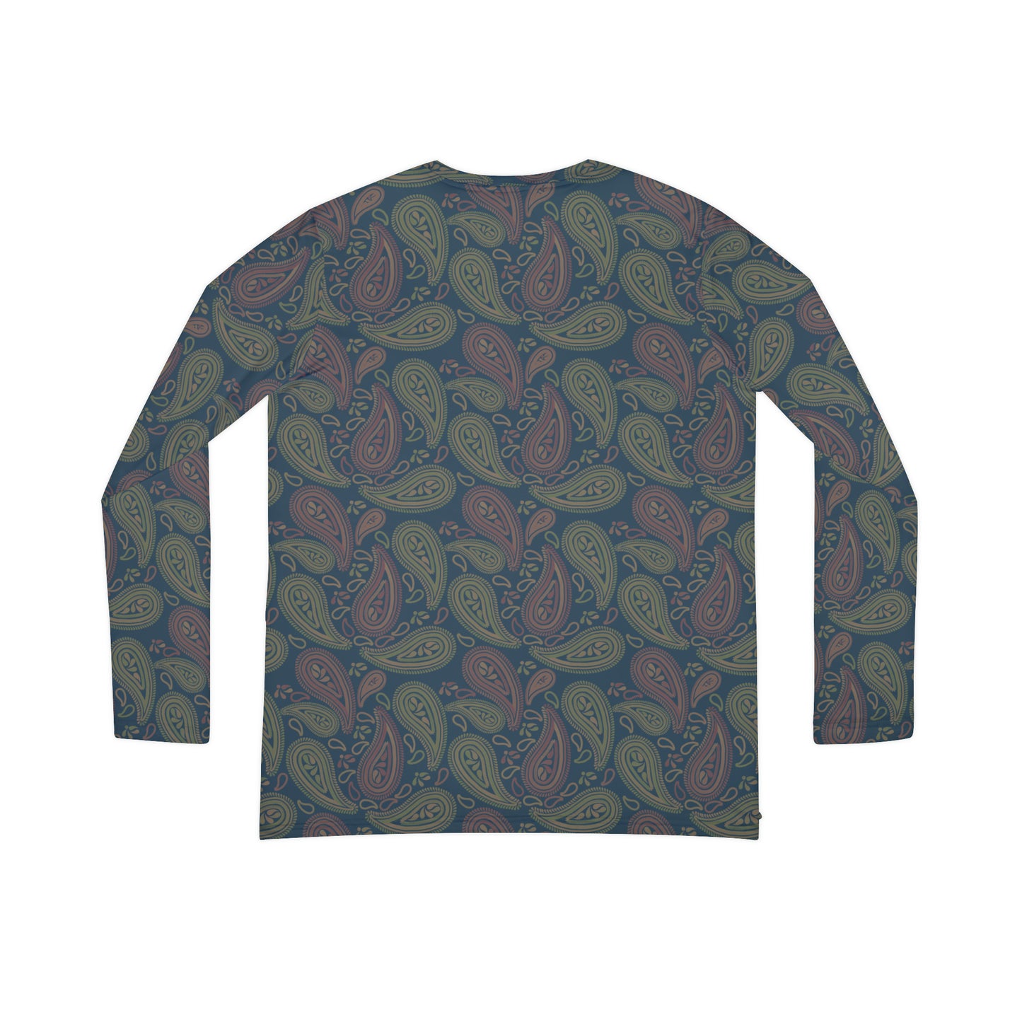 Paisley Women's Long Sleeve V-neck Shirt (AOP)