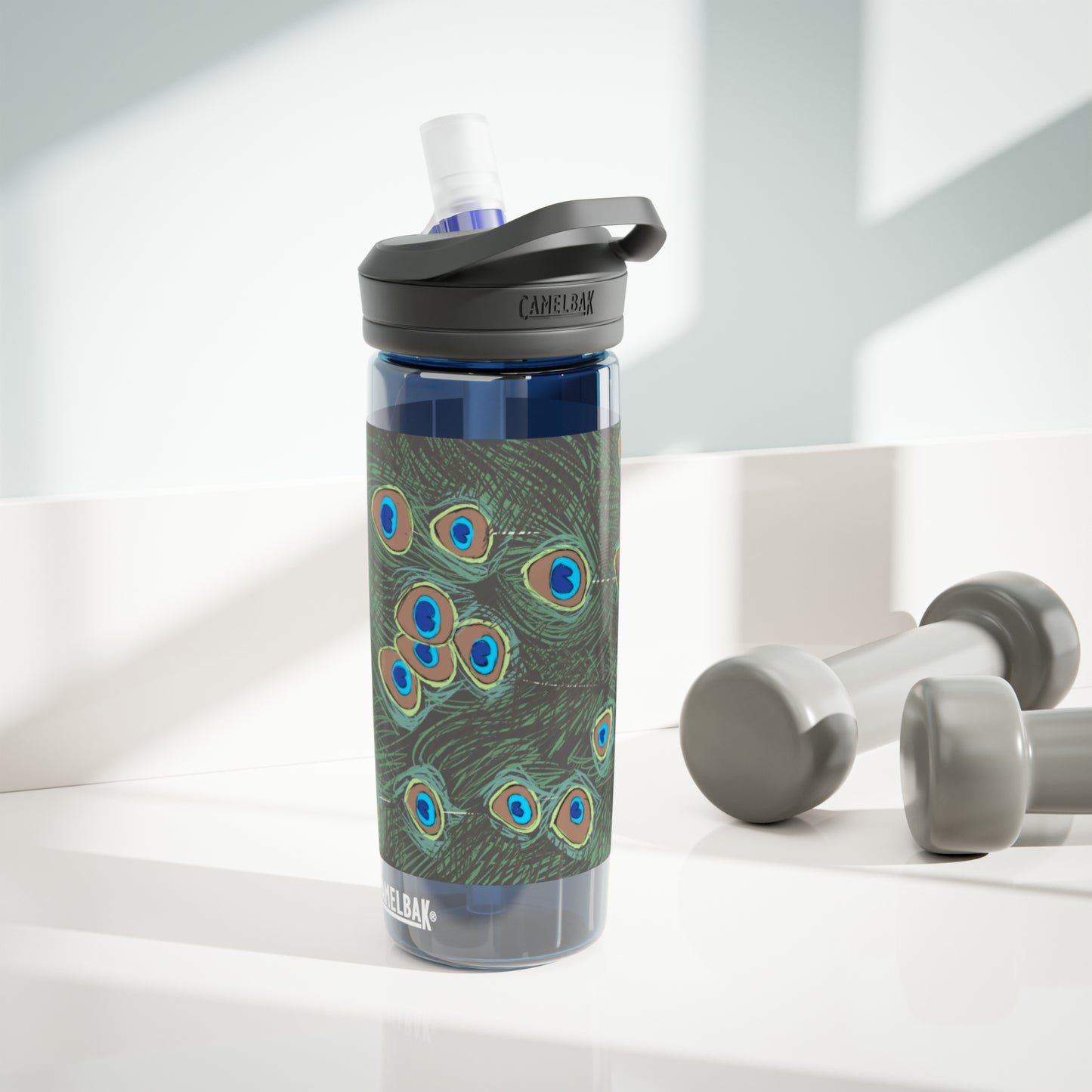 Peacock Feather CamelBak Eddy® Water Bottle, 20oz