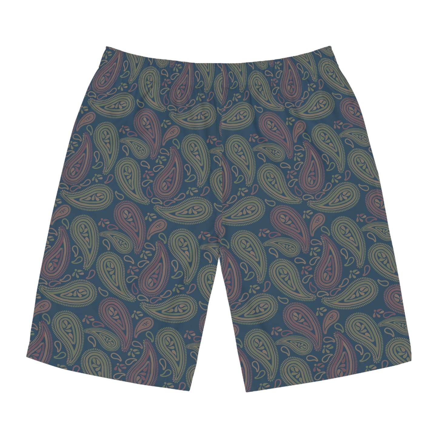Paisley Navy Blue Men's Board Shorts