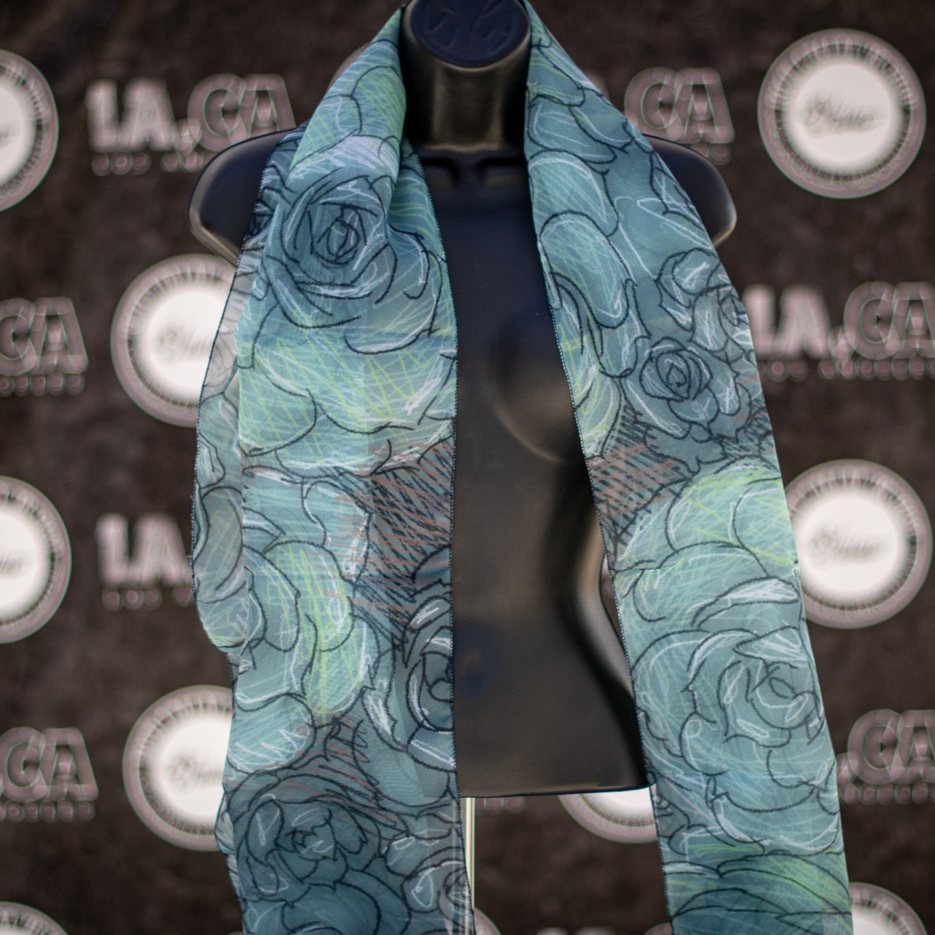 succulent scarf Succulent Pattern Voile Sarong