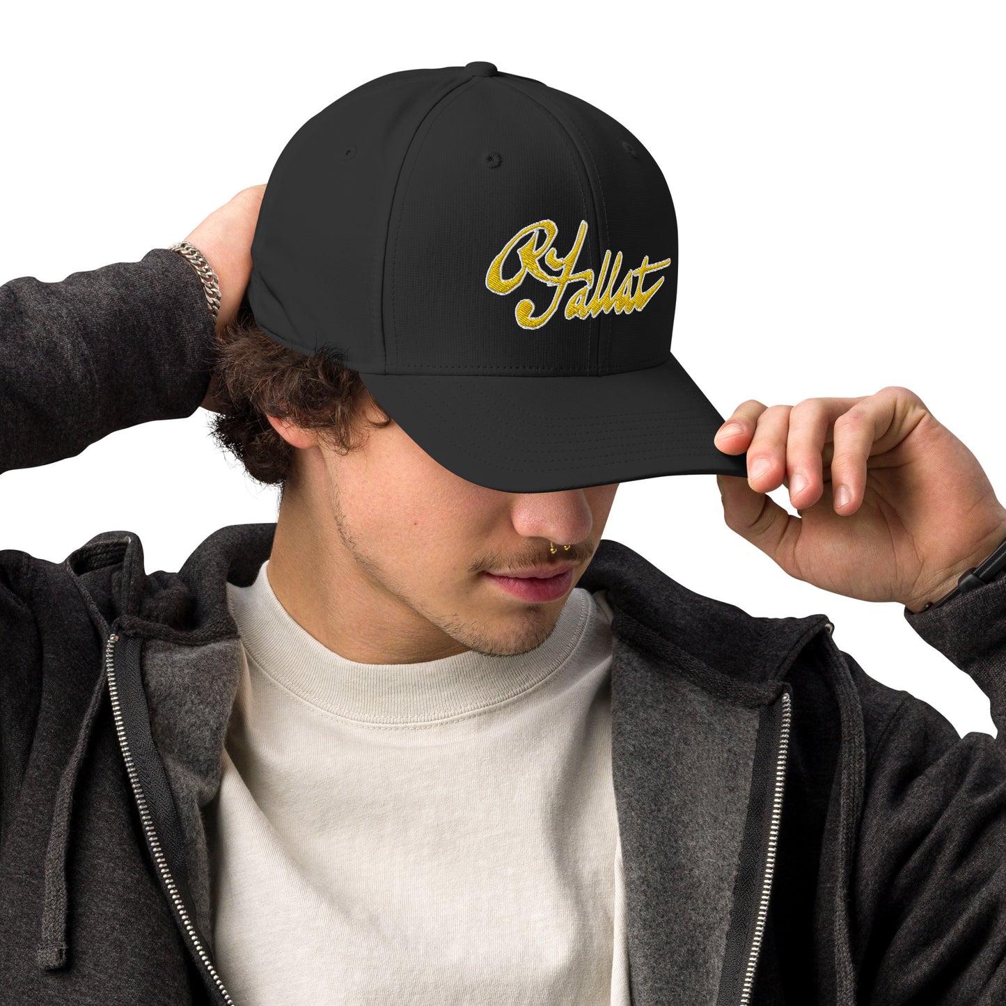 RFallat Signature Black & Yellow Adidas Performance Cap