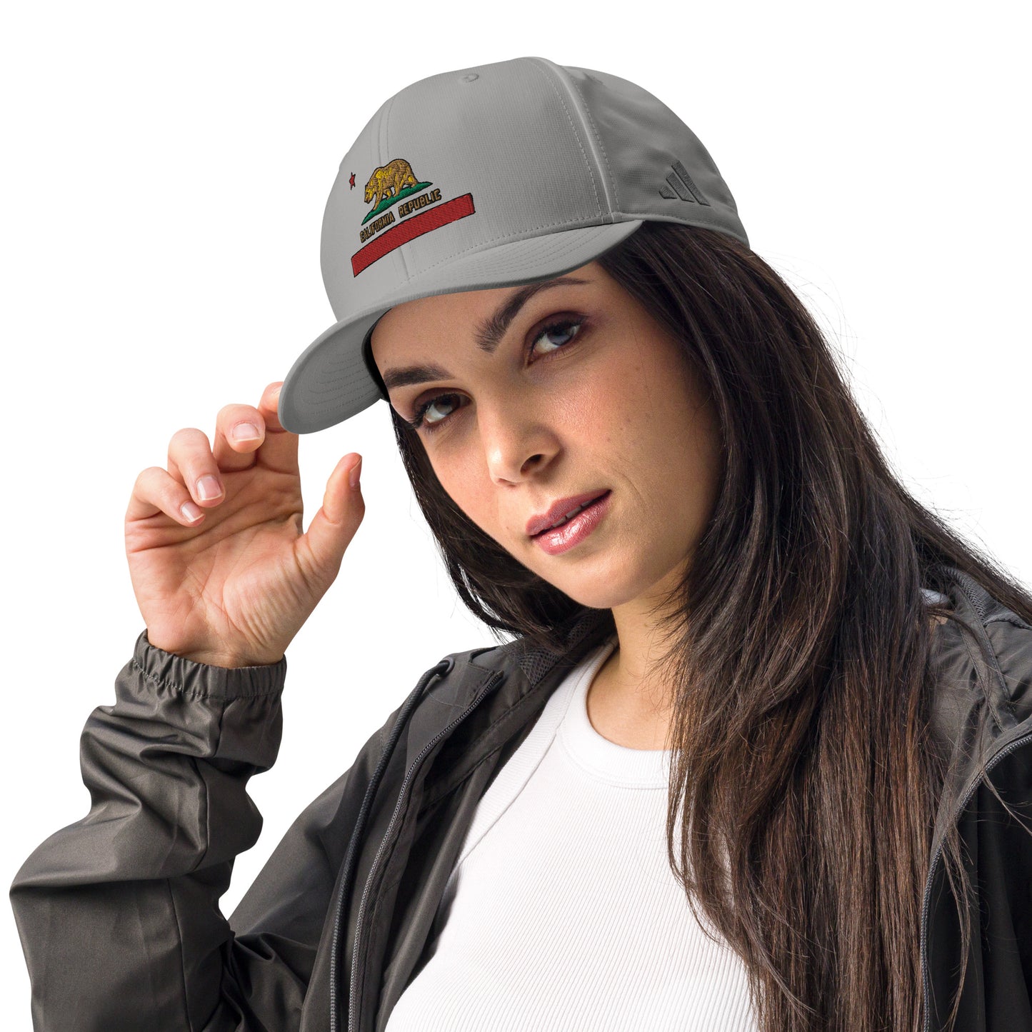 California Republic Flag Adidas Performance Cap