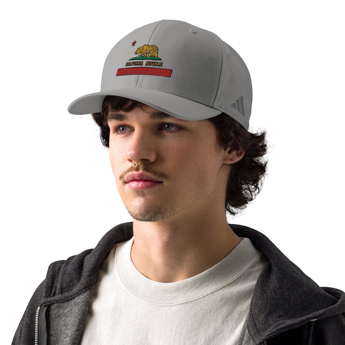 California Republic Flag Adidas Performance Cap