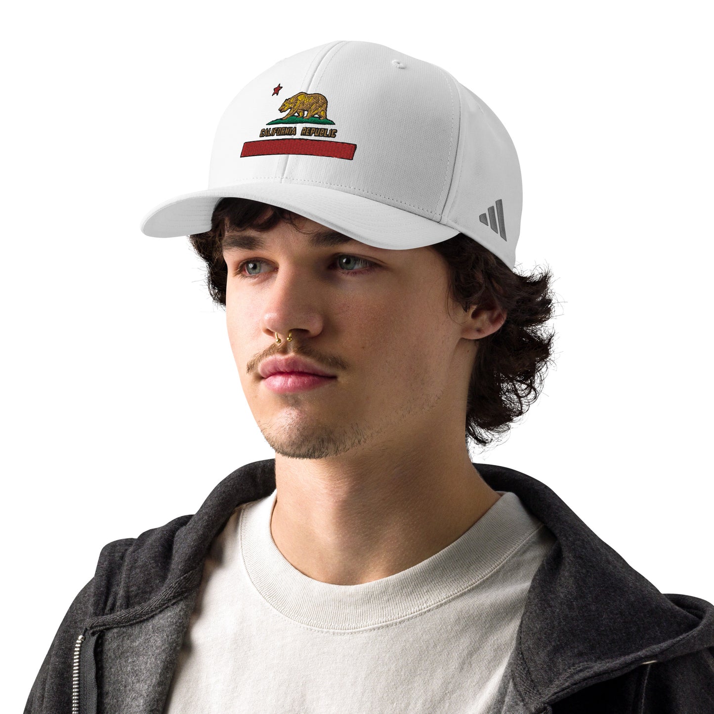 California Republic Flag Adidas Performance Cap