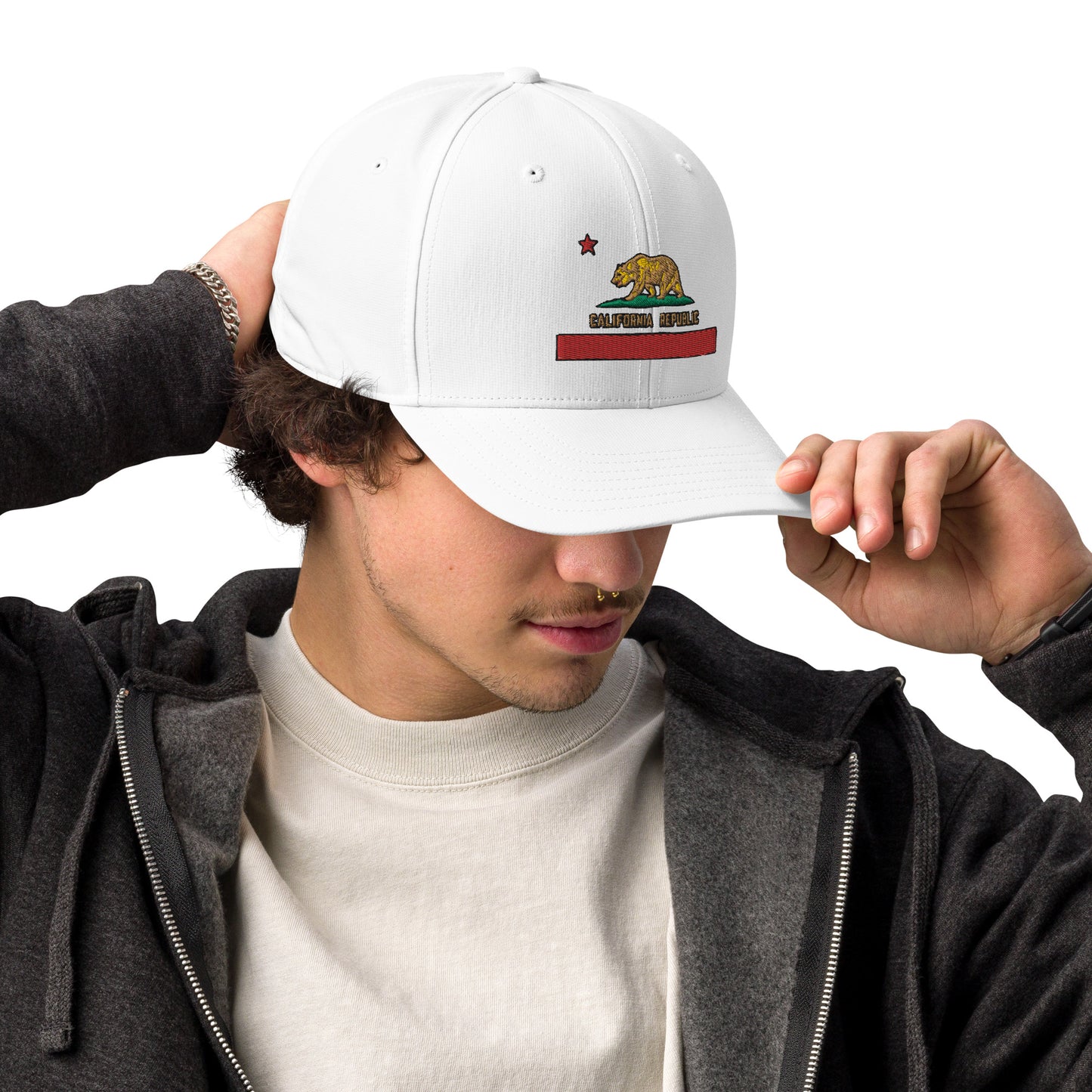 California Republic Flag Adidas Performance Cap