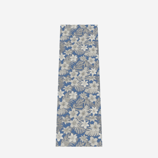 Tropical Baby Blue Voile Sarong