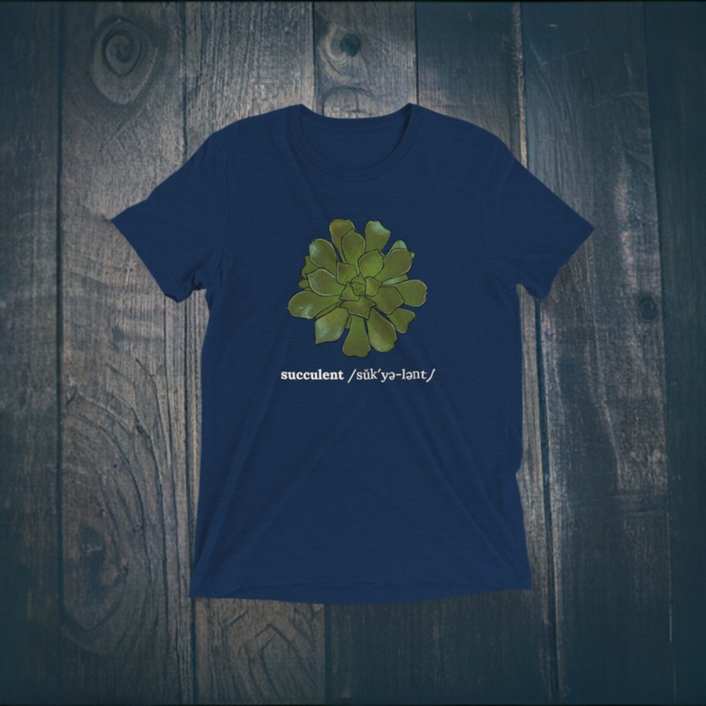 Succulent Phonetics - Triblend Unisex Crewneck T-shirt