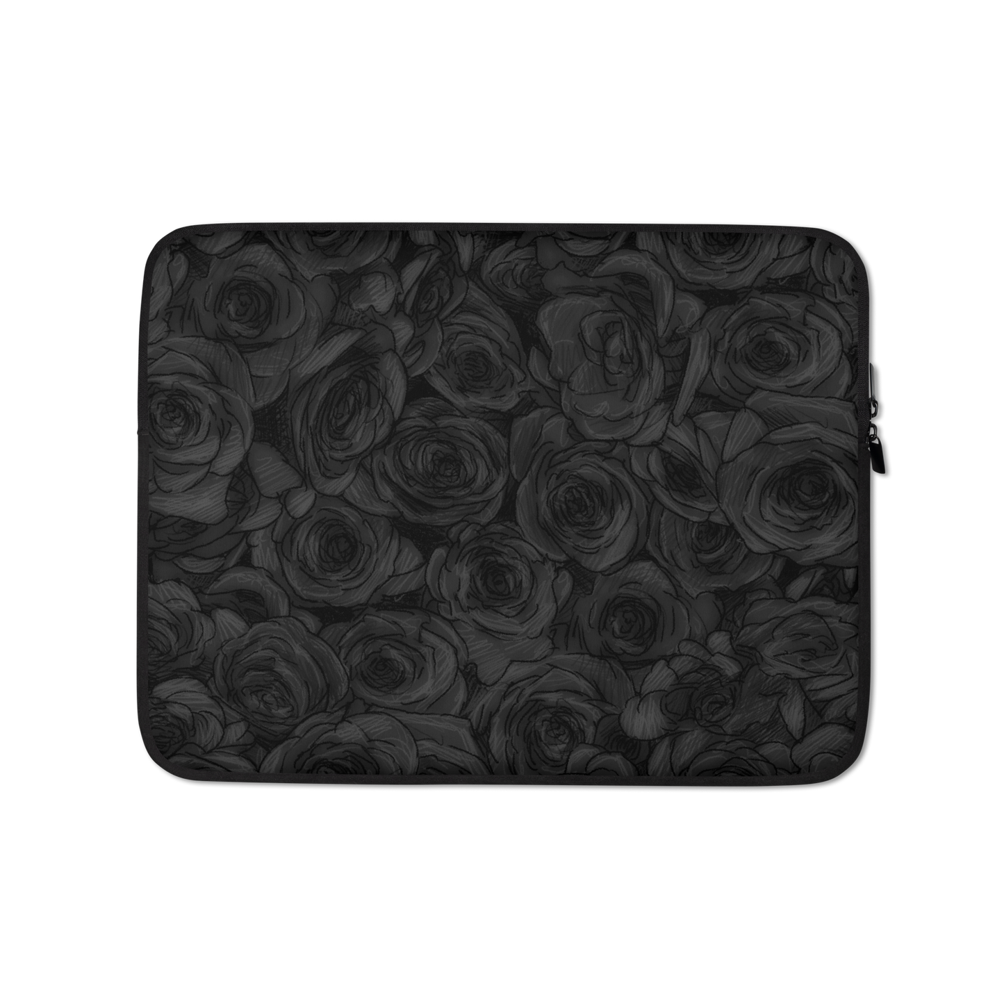 Black Rose Laptop Sleeve