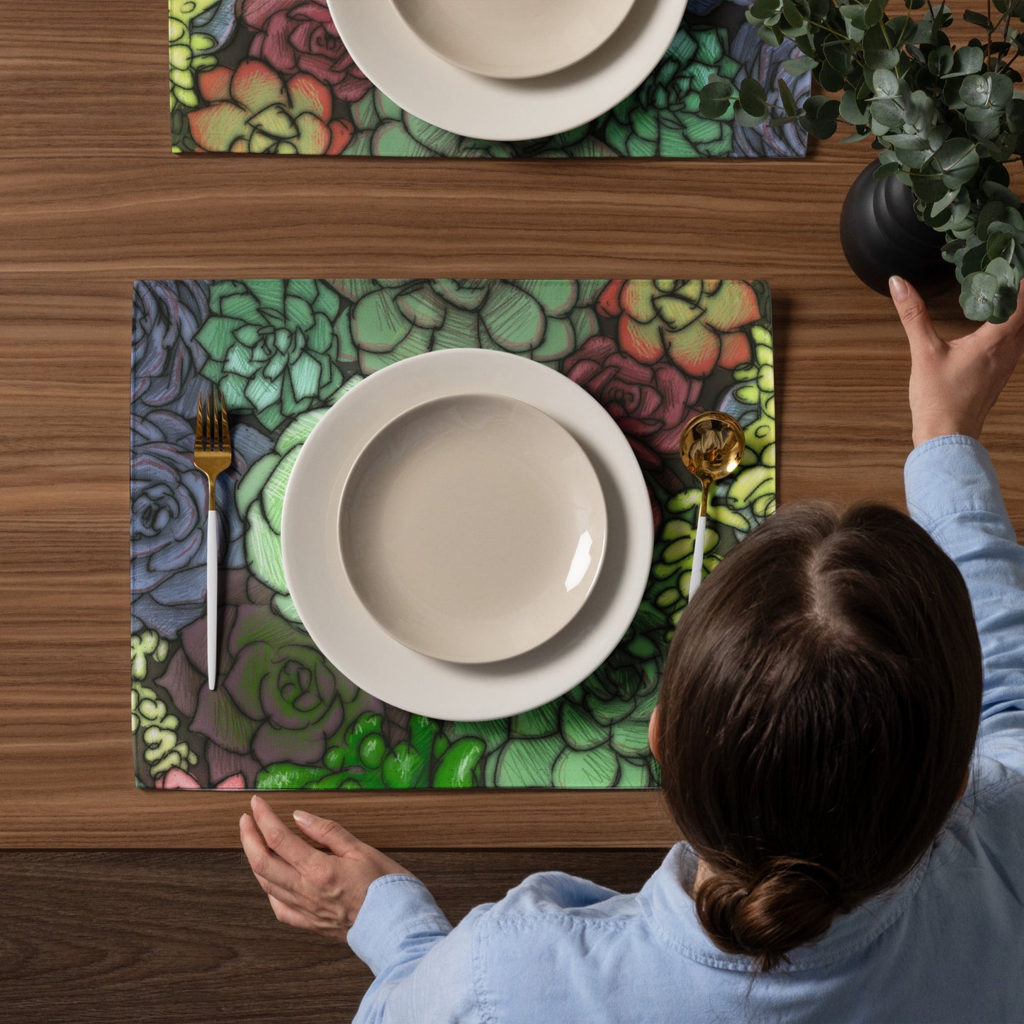 Succulent Placemat Set
