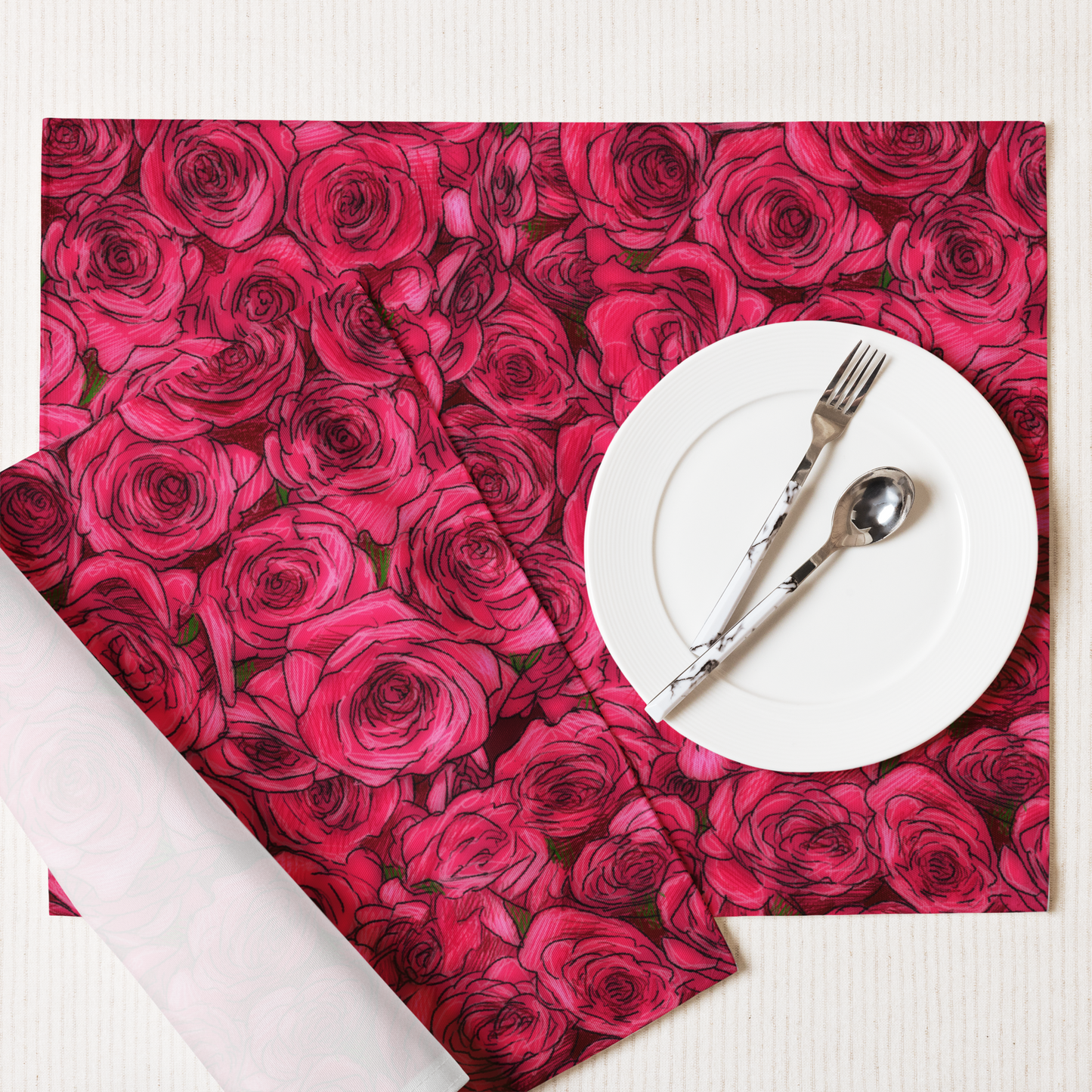 Rose Placemat Set