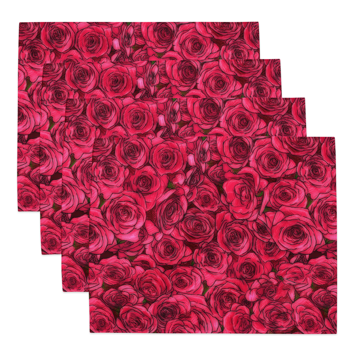 Rose Placemat Set