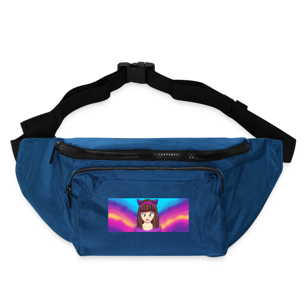 Kiki Go Avery Large Crossbody Hip Bag - blue