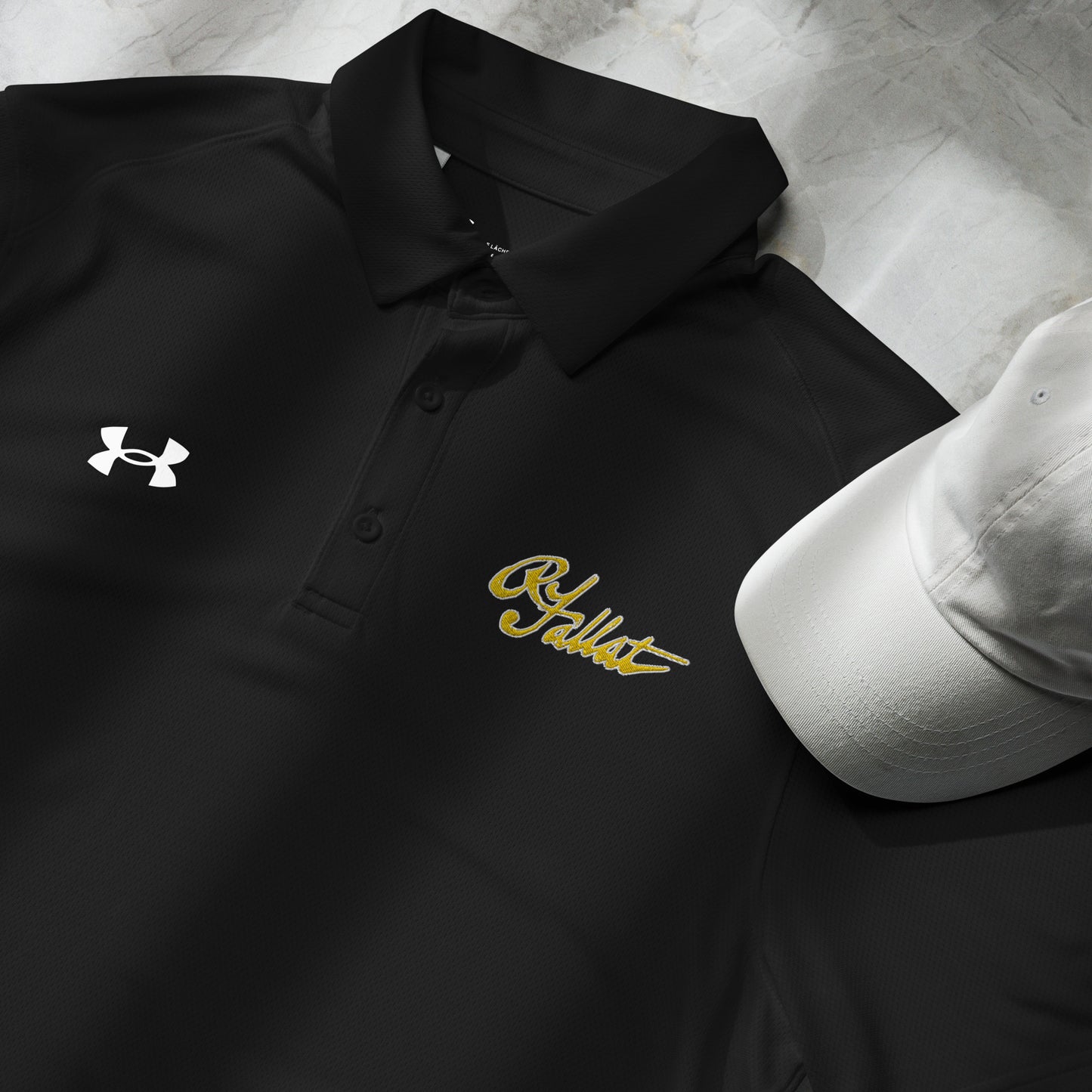 RFallat Signature Black & Yellow Under Armour® Men's Polo